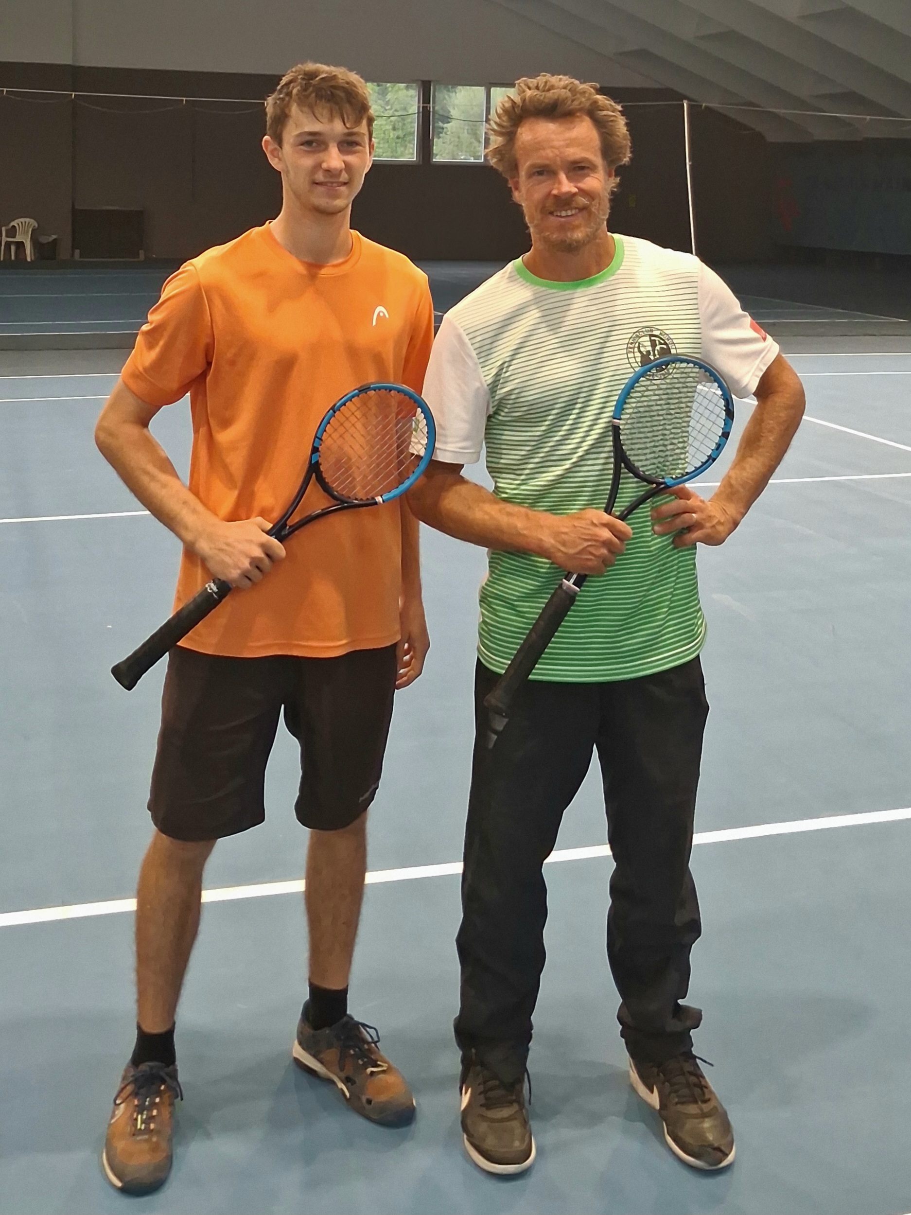 Tim Koller beim Training